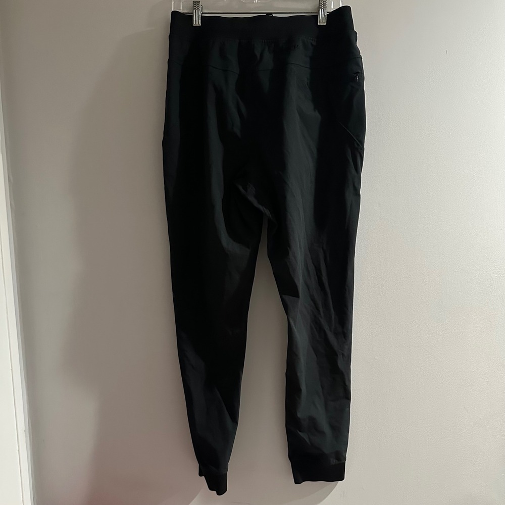 BirdDog Joggers Black Size L Athleisure Pants Zip Pocket Drawstring Waist - Picture 5 of 6